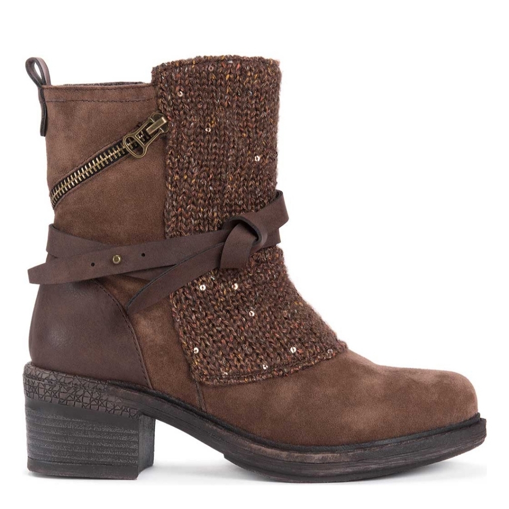 Muk Luks Women’s Sharon Mid Calf Boots Size 9 - Picture 2 of 7